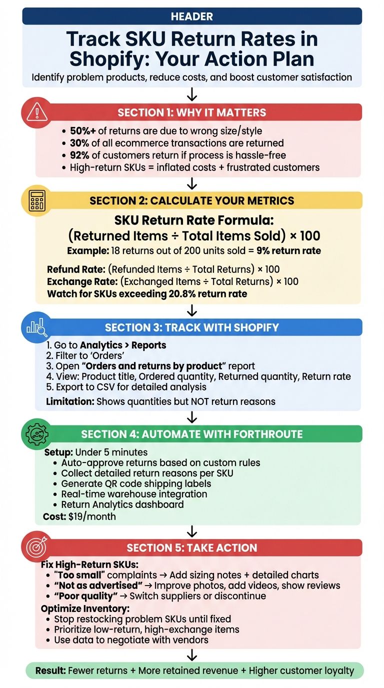 How to Track and Reduce SKU Return Rates in Shopify: Step-by-Step Guide